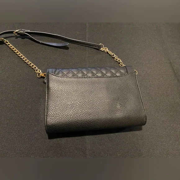 Steve Madden Black Cross Body with Gold Accents - Picture 3 of 6